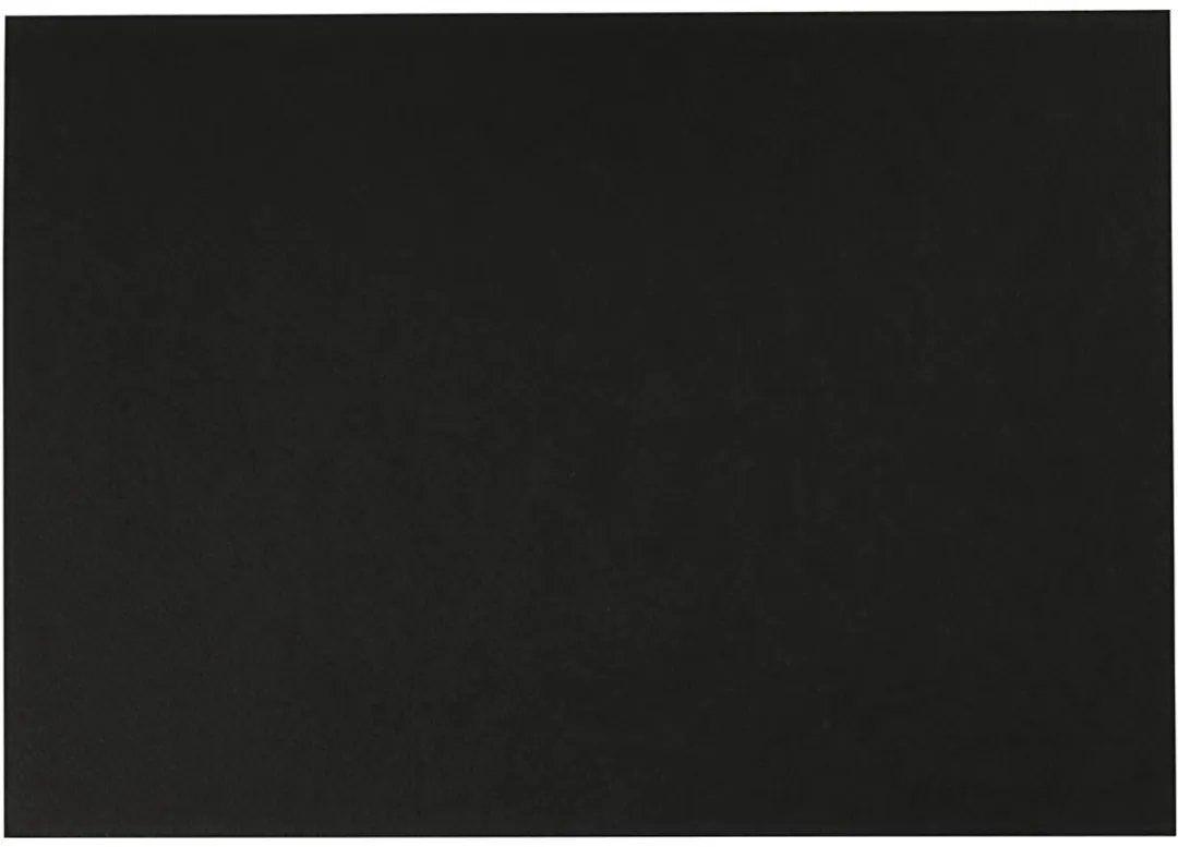 Creativ Company Aquarelpapier Zwart A4 300gr - 10 Vellen