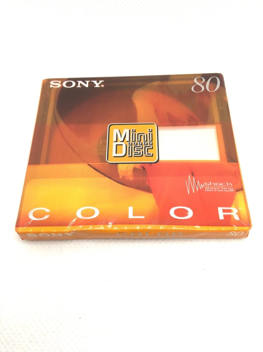 Sony 80 Min Recordable MD Color Collection Shock