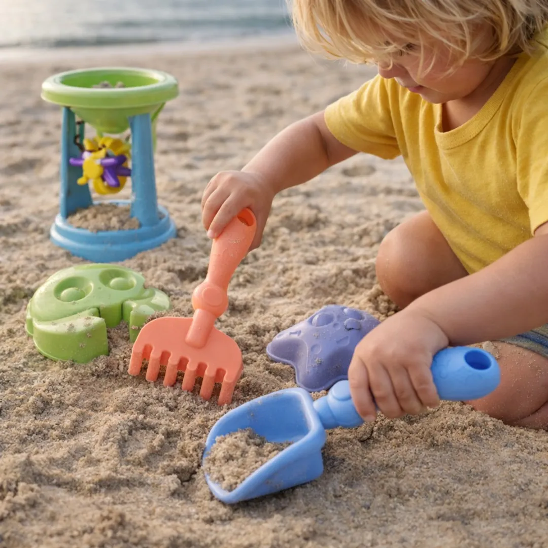Eddy Toys Strandset 4-delig - Paars