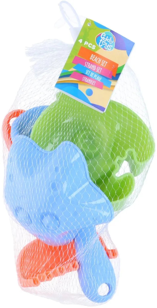 Eddy Toys Strandset 4-delig - Paars