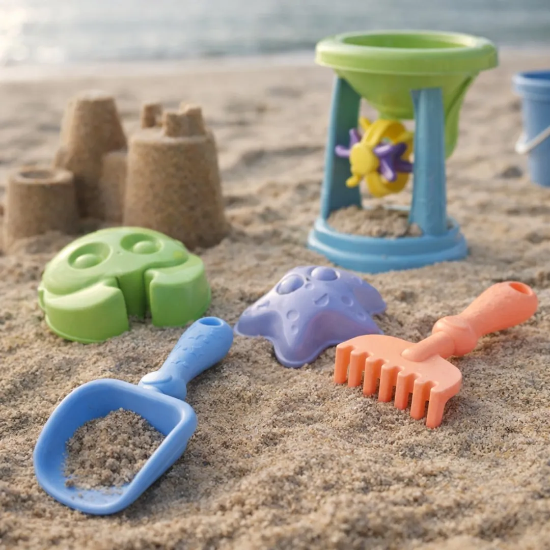 Eddy Toys Strandset 4-delig - Paars