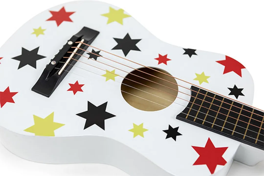 Eurekakids Houten Gitaar voor Kinderen 75cm - Multi