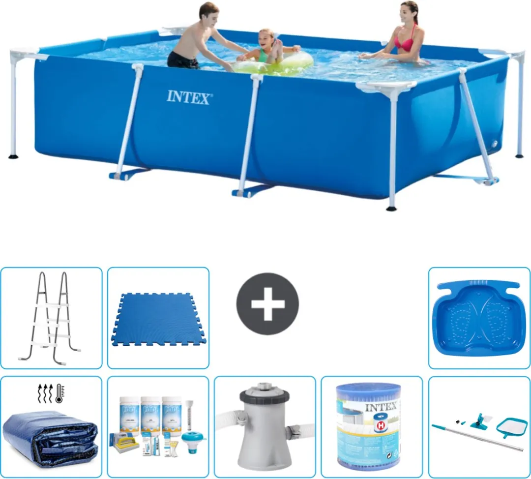 Intex Frame Zwembad 300x200x75cm Blauw