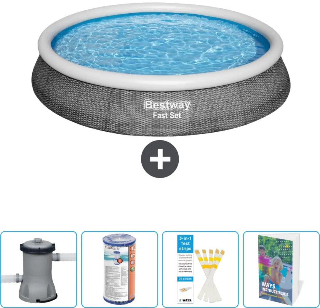 Bestway Fast Set Rond Zwembad 396x84cm