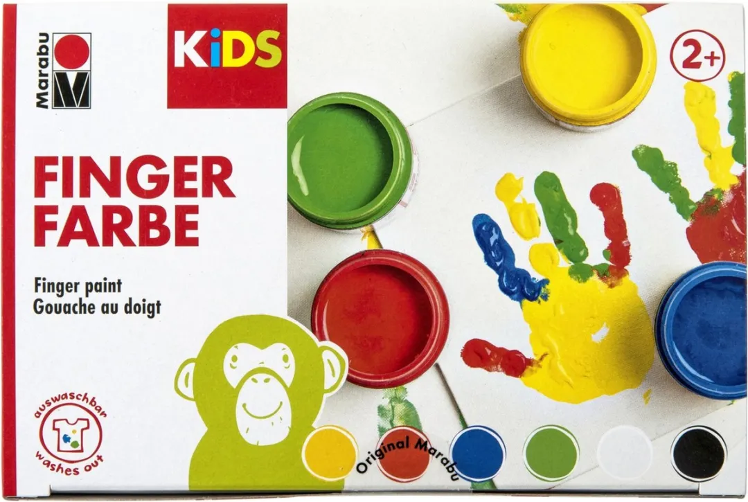 Marabu Kids Vingerverf 6 Kleuren