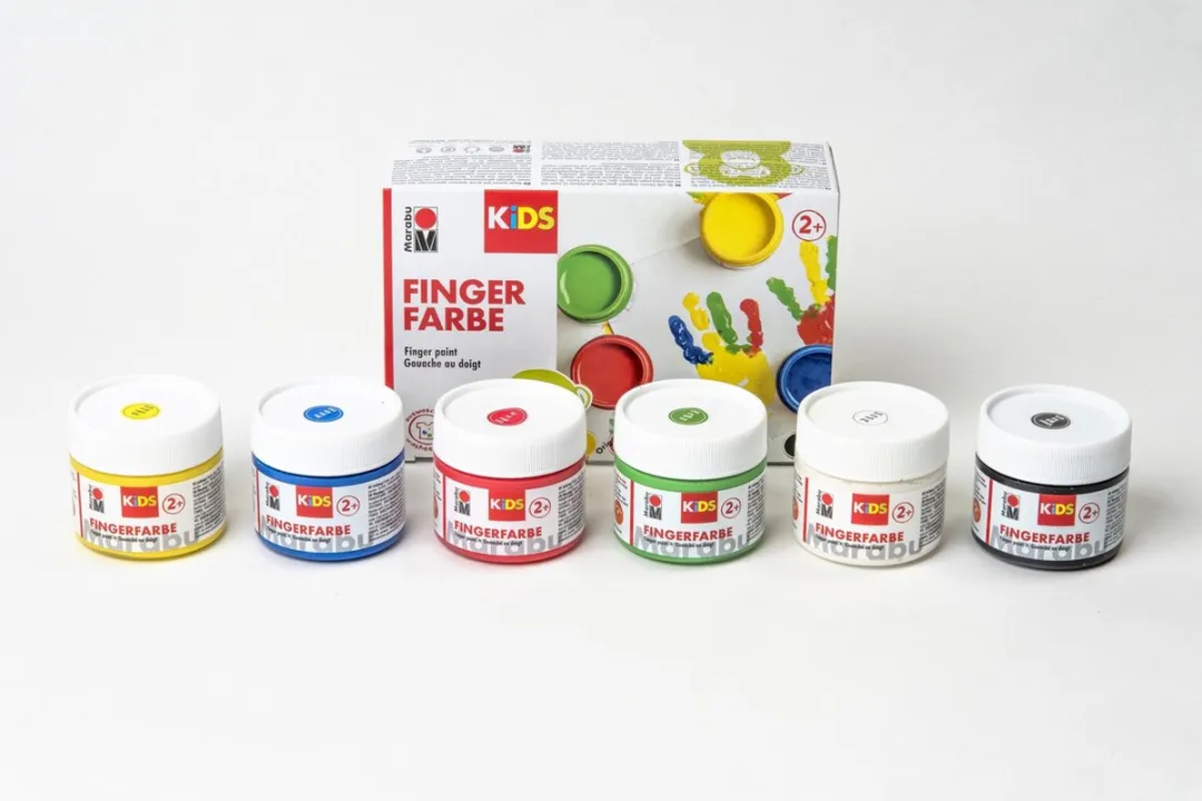 Marabu Kids Vingerverf 6 Kleuren - 6x100ml