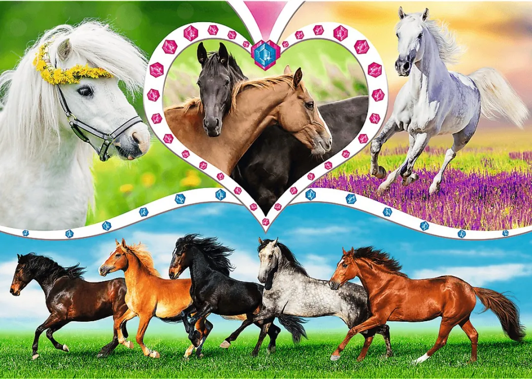 Trefl Paarden Legpuzzel 200 Stuks Multicolor