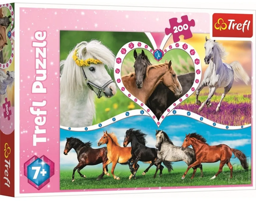 Trefl Paarden Legpuzzel 200 Stuks Multicolor
