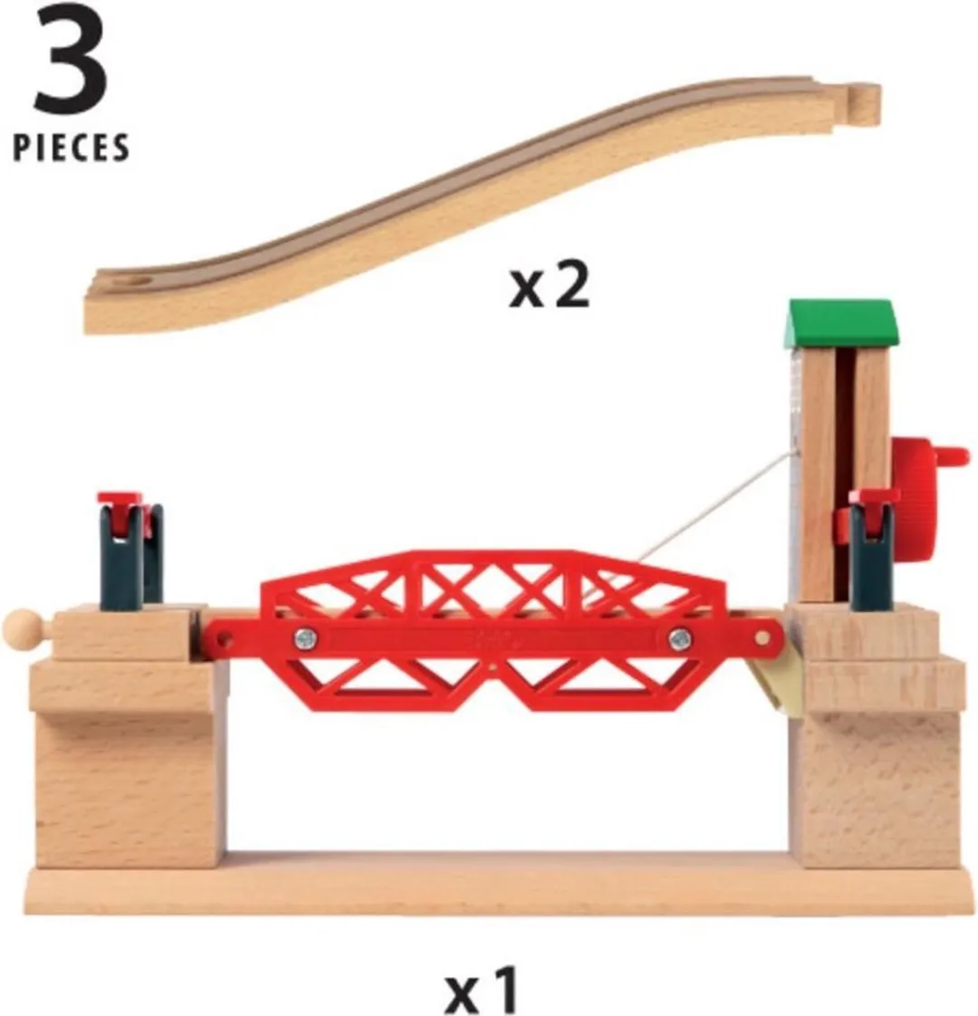 BRIO Ophaalbrug 33757 - Spoorweg Speelgoed - Multi - afbeelding 6 van 6