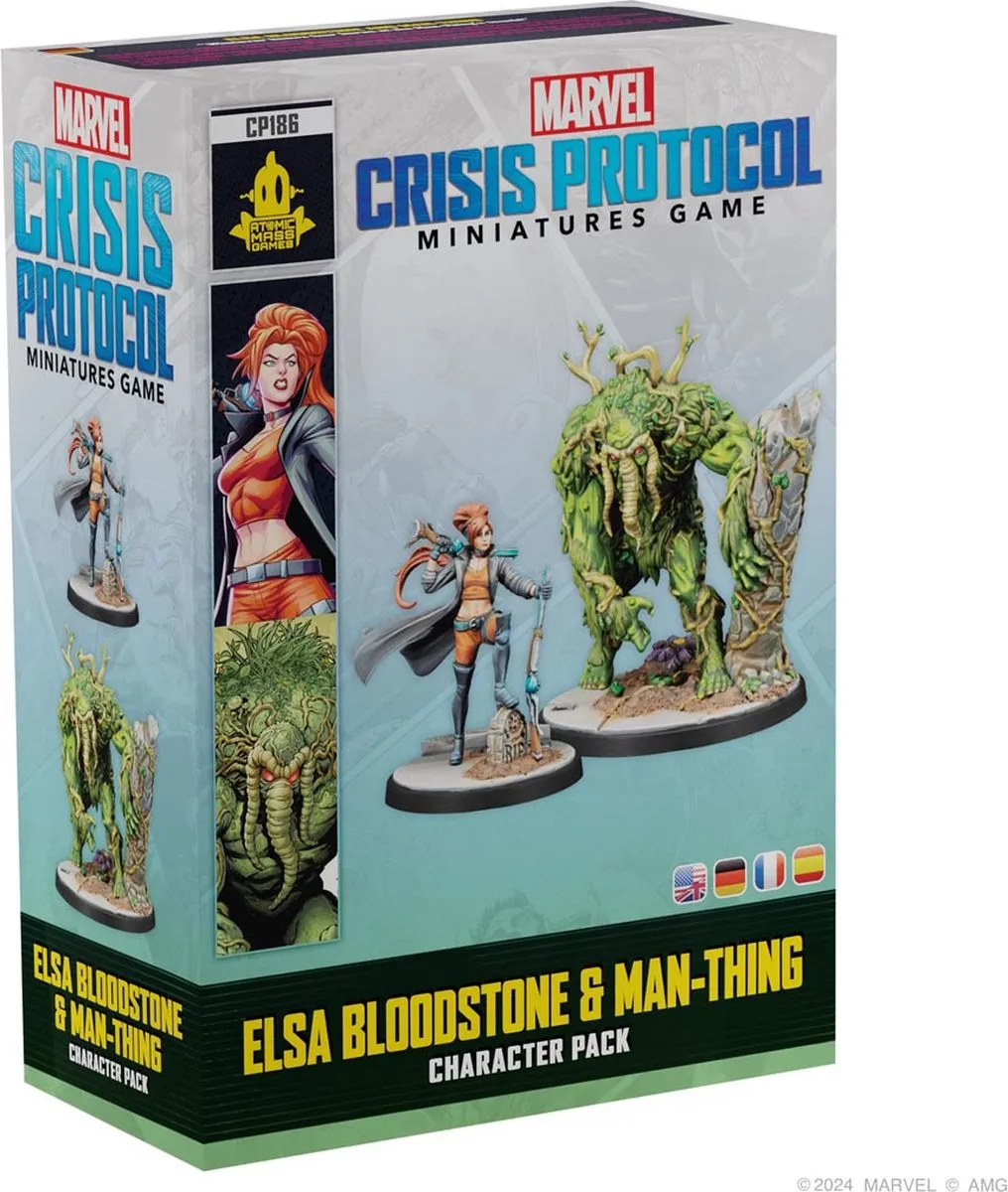 Marvel Crisis Protocol Elsa Bloodstone & Man-Thing CP186 Miniatuur