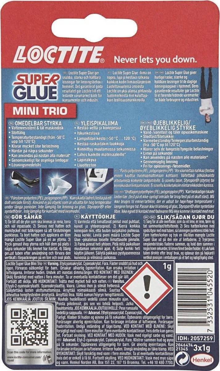Creativ Company Loctite Super Glue 1g