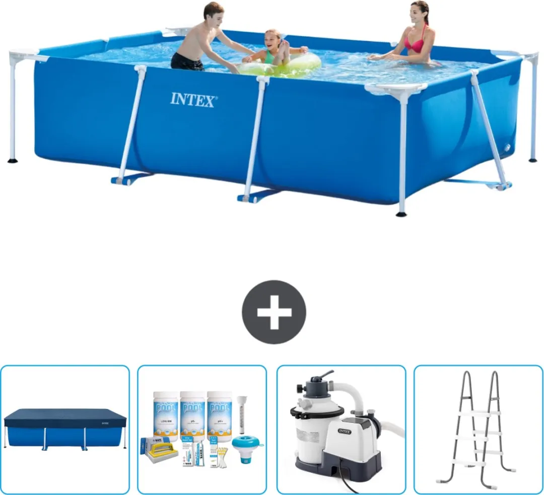 Intex Rechthoekig Frame Zwembad 300x200x75cm