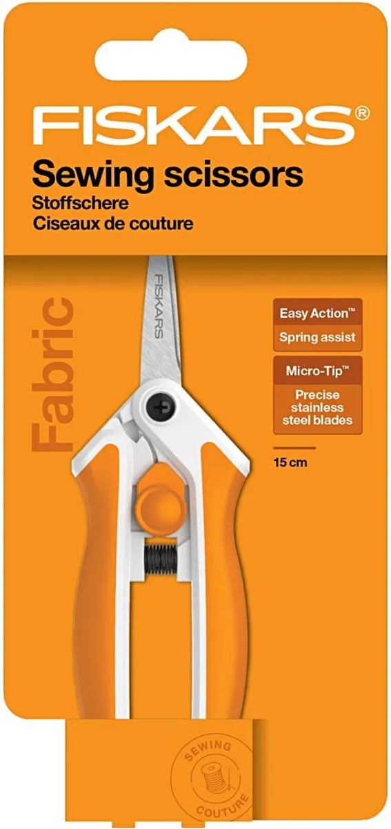 Fiskars Soft-Touch Schaar Micro Spids 15cm
