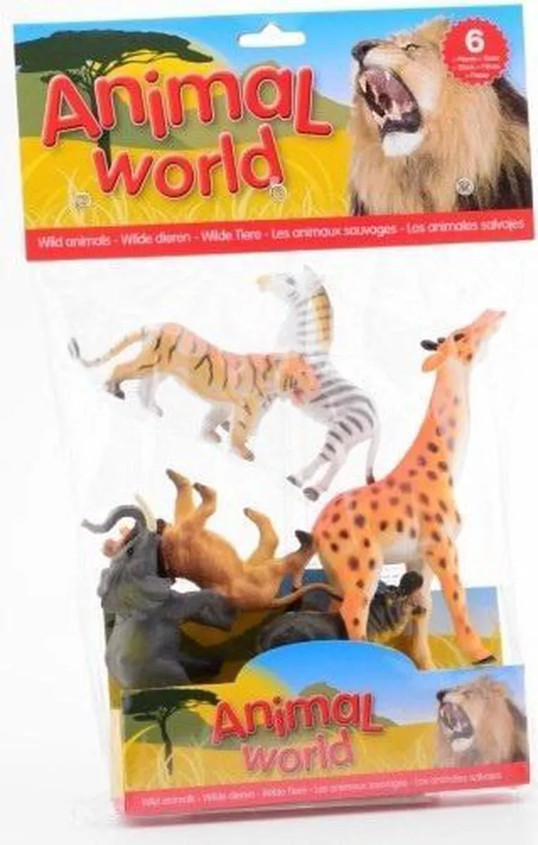 Johntoy Wilde Dieren - 6 Stuks - afbeelding 6 van 6