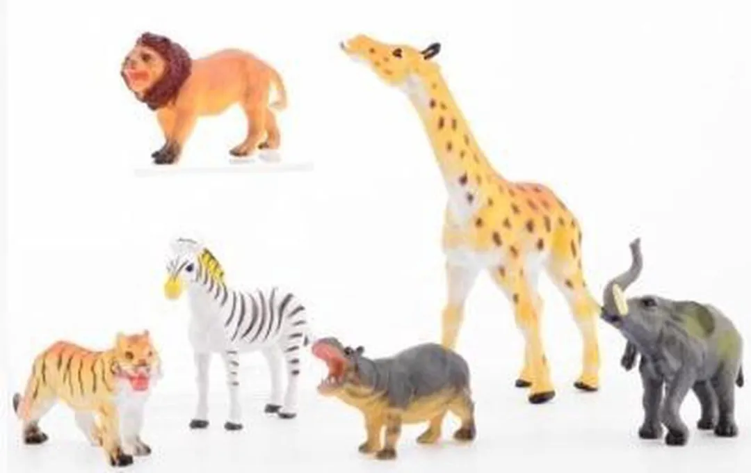 Johntoy Wilde Dieren - 6 Stuks