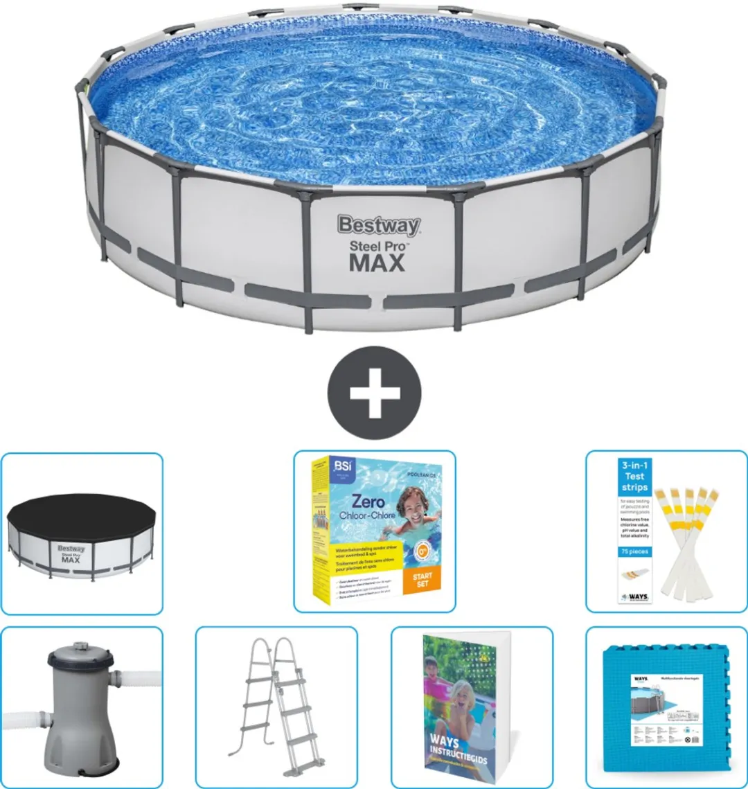 Bestway Steel Pro MAX Zwembad 457x107cm