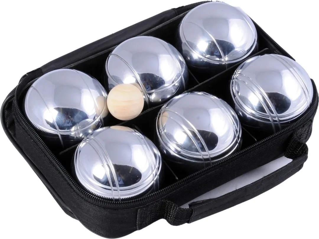 HOT Sports + Toys Jeu de Boules Set 6 Bollen