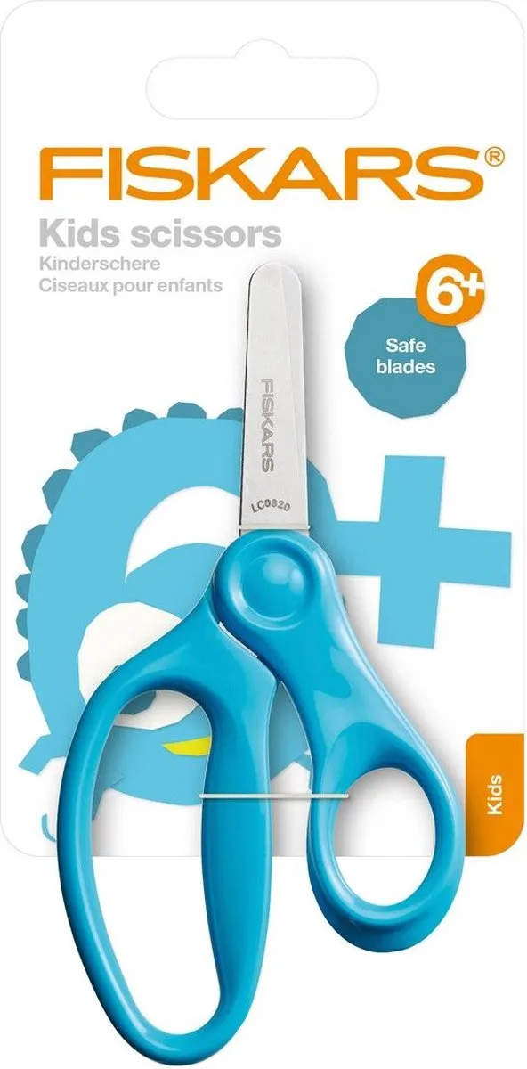 Fiskars Blunt-tip Kids Schaar 13cm - Turkoois