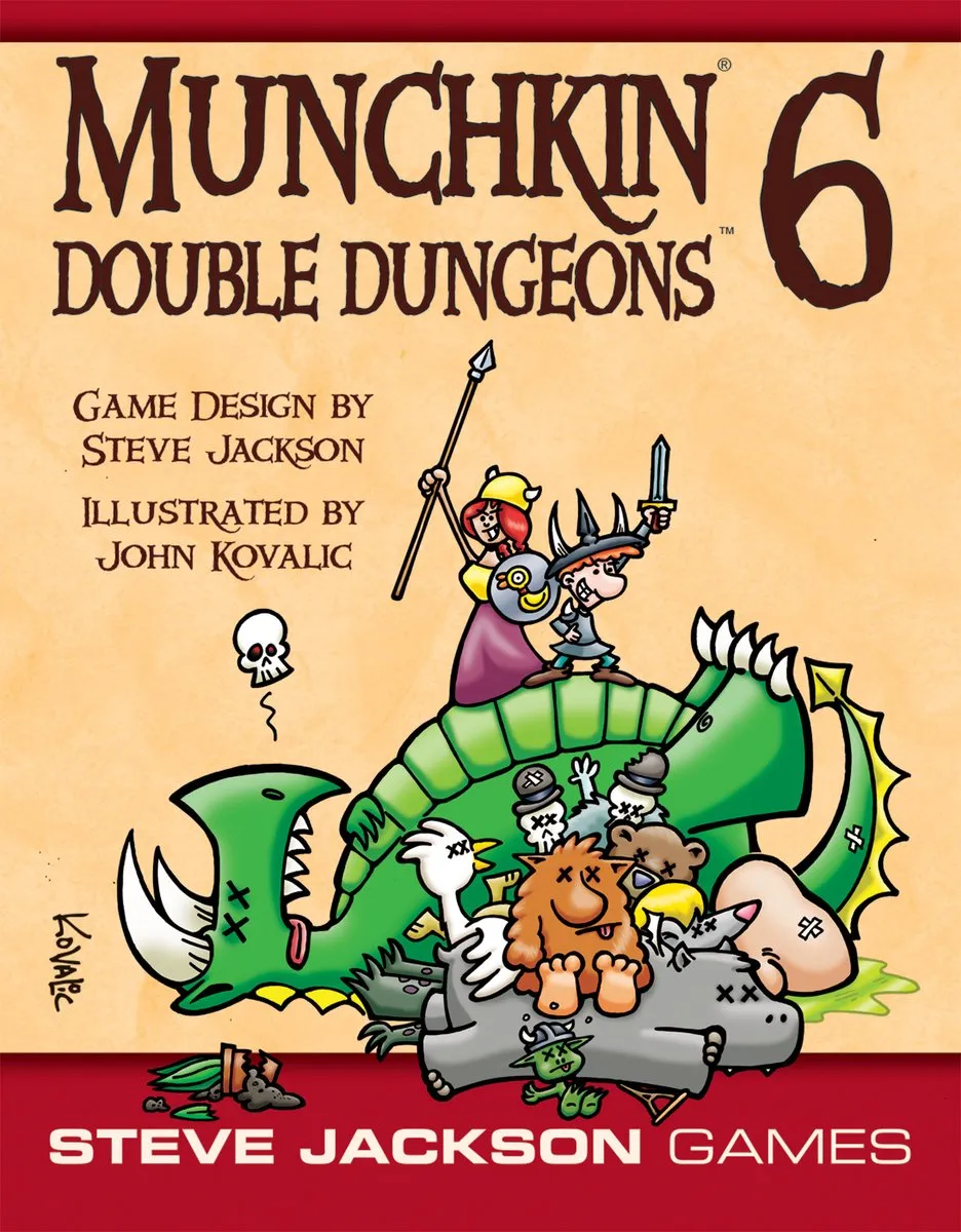 Steve Jackson Games Munchkin 6 Double Dungeons Uitbreiding