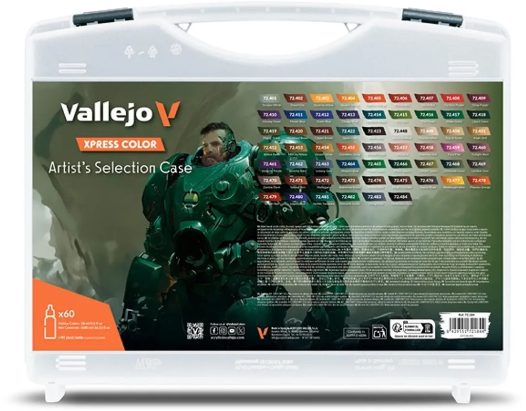 Vallejo Hobbyverf Acrylverf Xpress Color Koffer