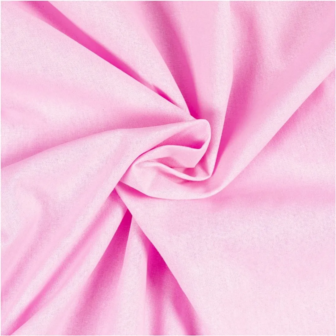 Creativ Company Unikleurige Stof 145cm Katoen 140g/m² Roze