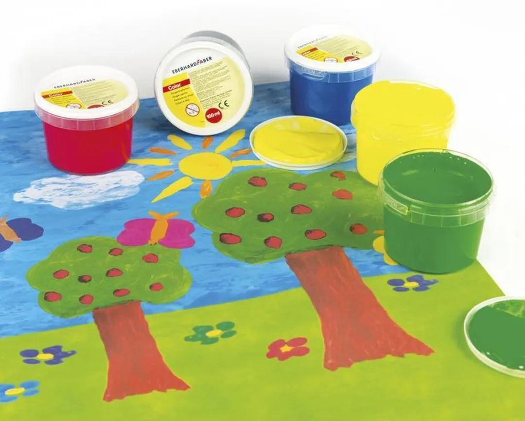 Eberhard Faber Efa Color Vingerverf - 4x100ml Assorti