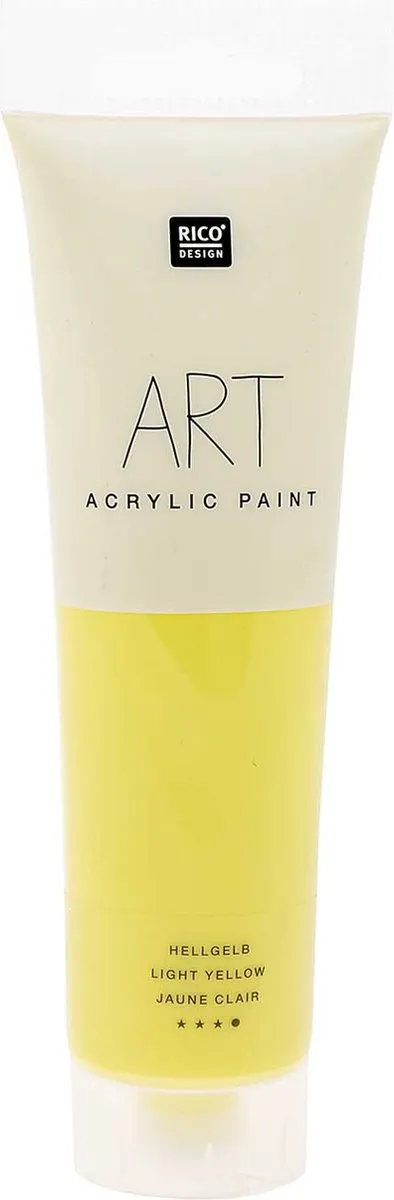 Rico Design Acrylverf Licht Geel 100ml