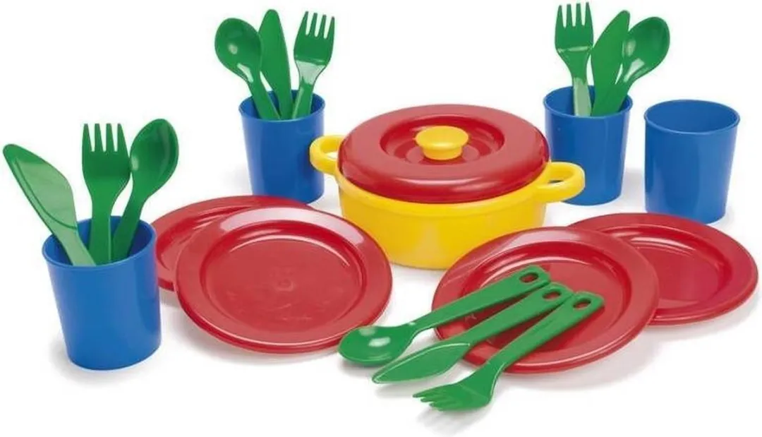 Dantoy Servies- en Kookset 22-delig Multicolor