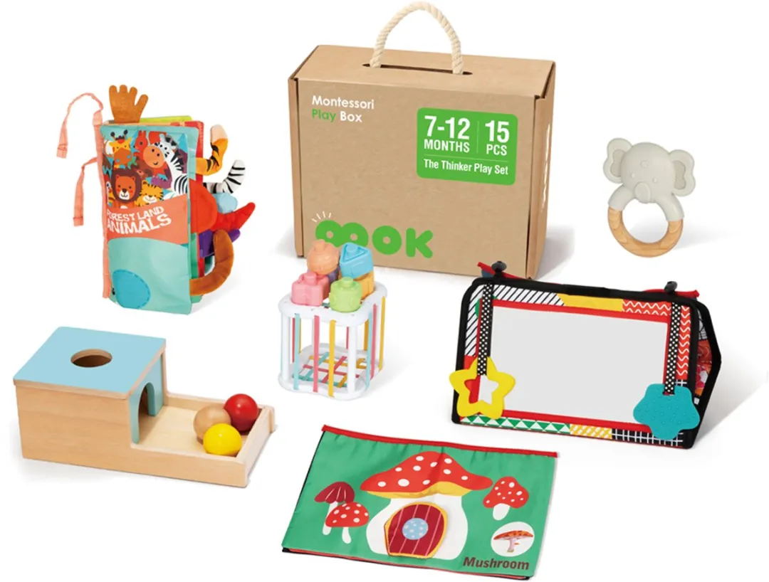 Tooky Toy Educatieve Speelgoedbox 7-12 Maanden