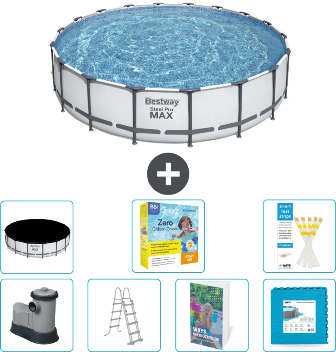 Bestway Steel Pro MAX Zwembad 549x122cm