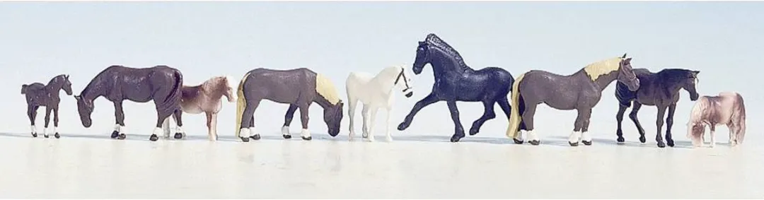 Noch H0 Dierenfiguren Geverfd