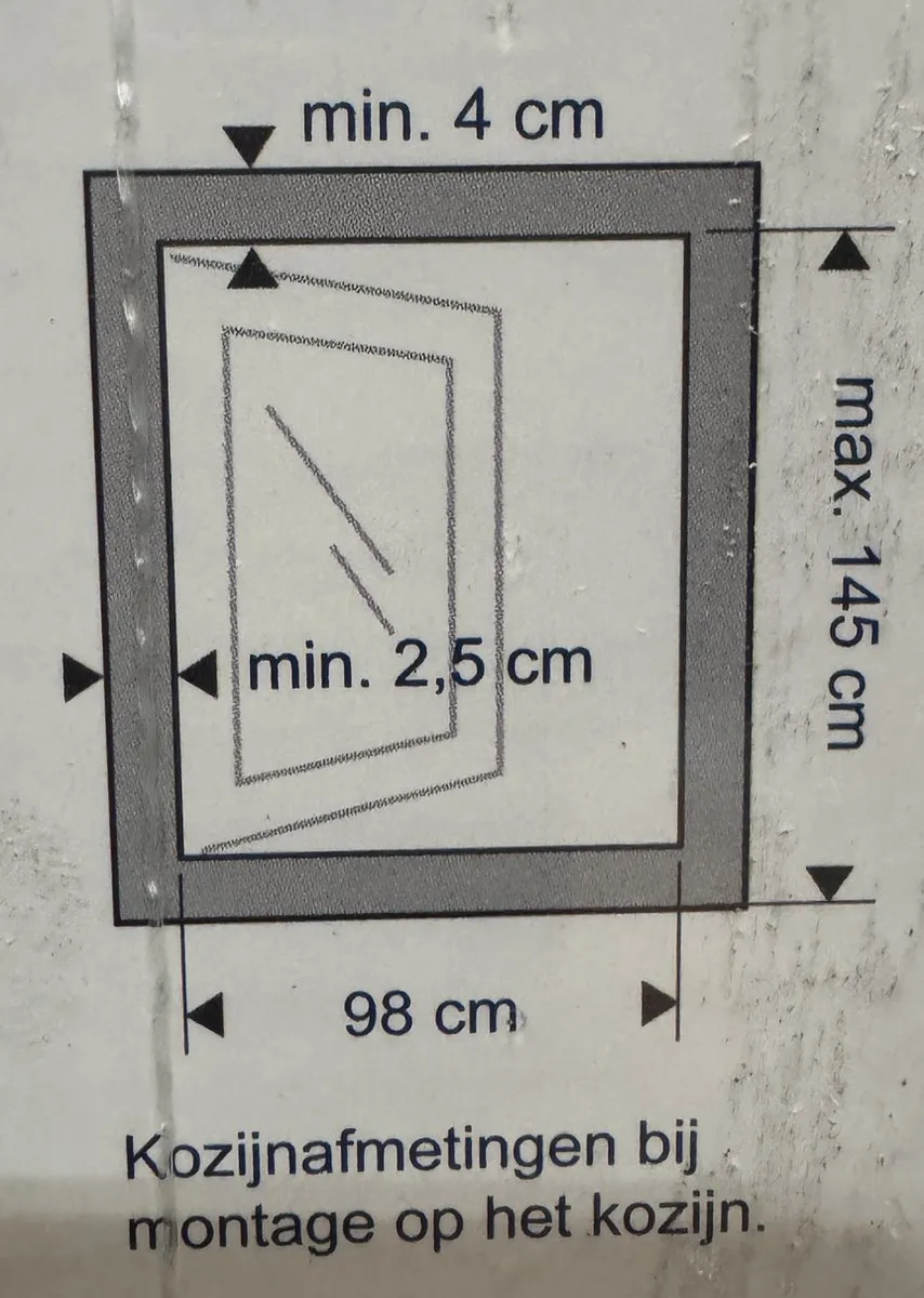 Bruynzeel S500 Rolhor 103x150cm - Wit