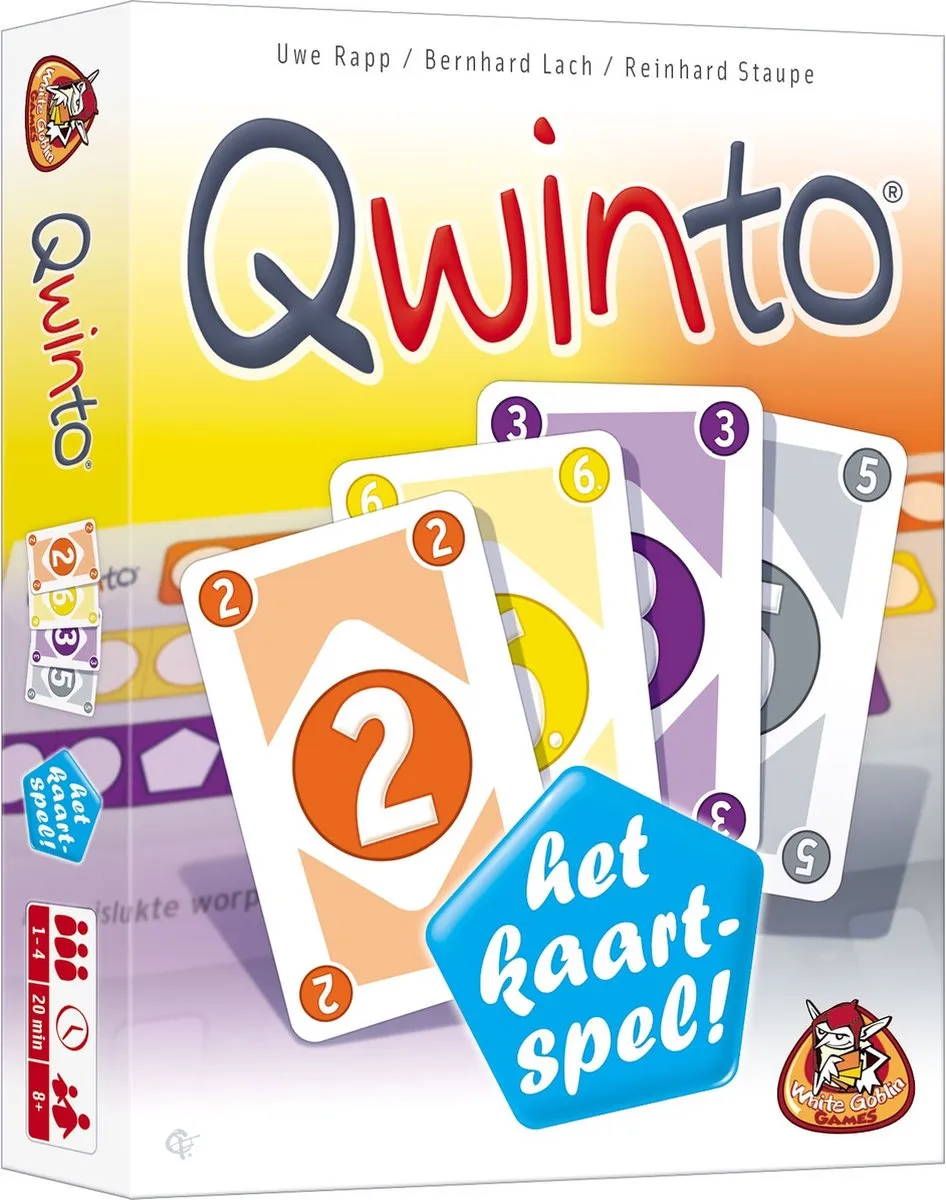 White Goblin Games Qwinto Kaartspel WGG1712 - 2-6 Spelers