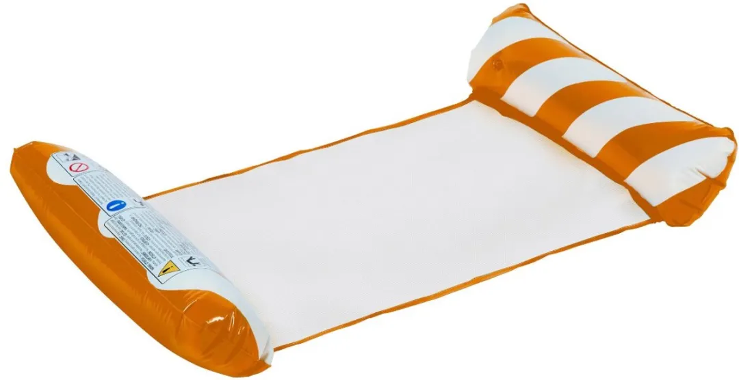 Eddy Toys Luchtbed Zwembad Oranje - 80 kg