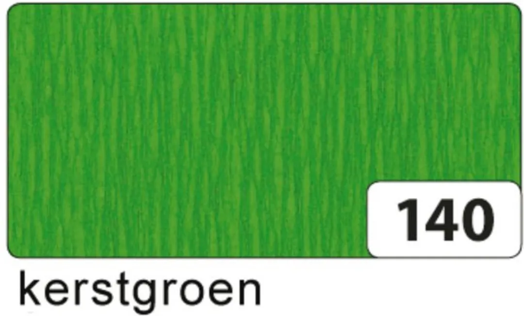 Folia Crêpepapier Geel Groen 250x50cm