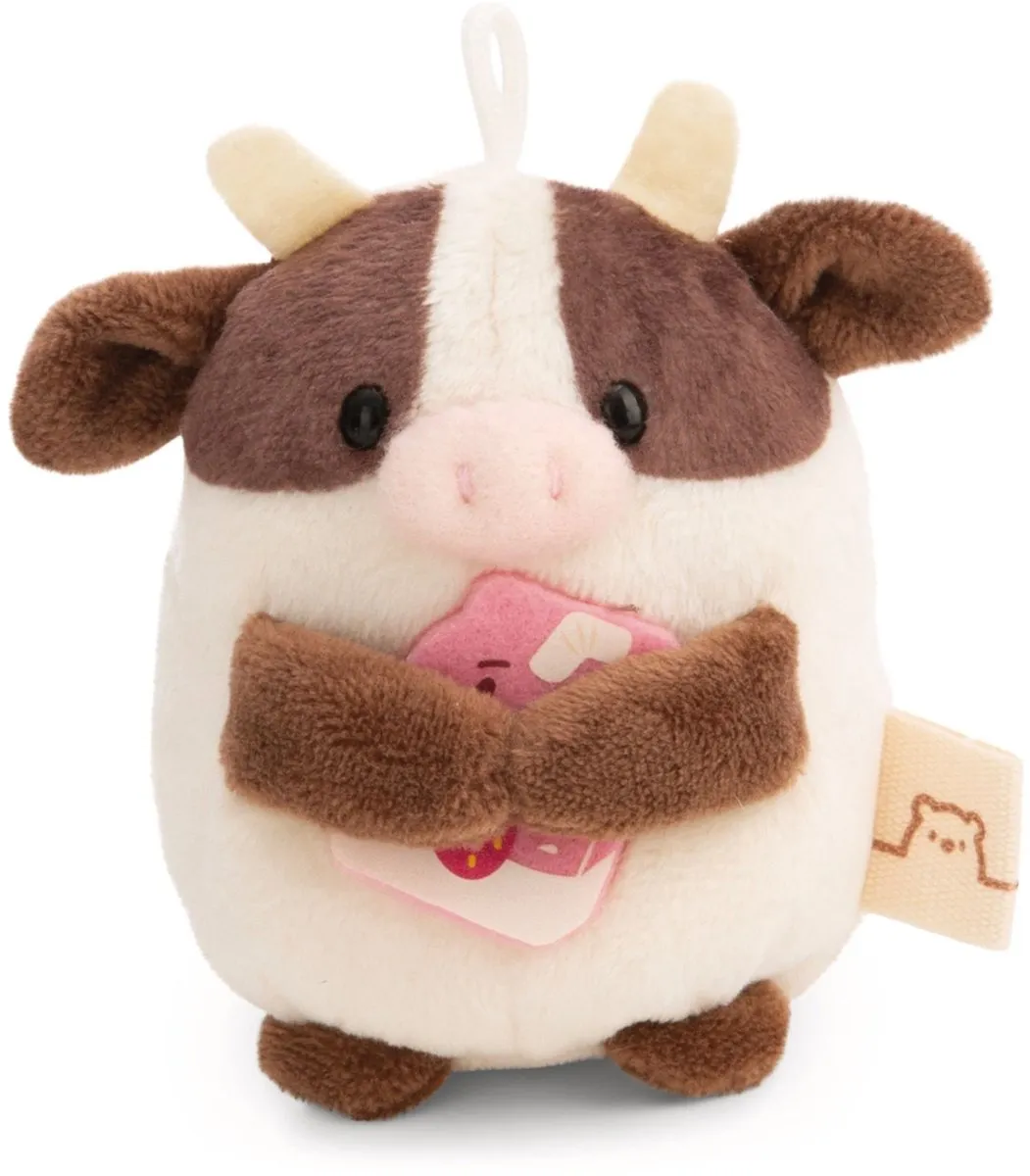 Nici Moona Knuffelkoe 8cm - Roze