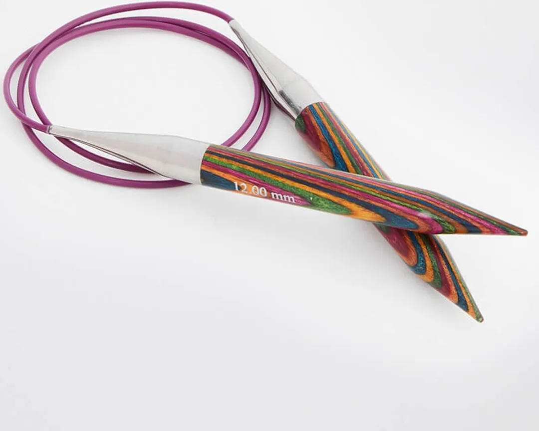 KnitPro Symfonie Rondbreinaalden 10.0mm - 100cm - Multikleur