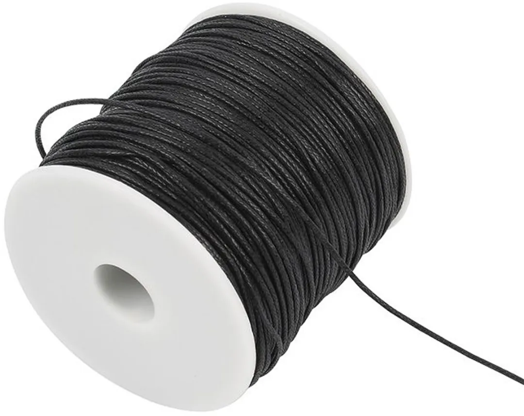 Creativ Company Katoenkoord 1mm - Zwart 100m