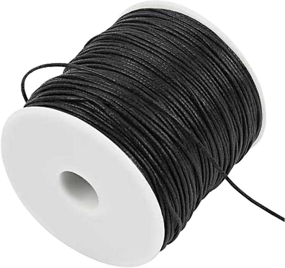 Creativ Company Katoenkoord 1mm - Zwart 100m
