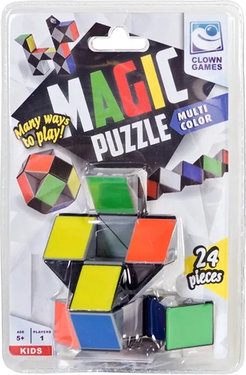 Clown Games Magic Puzzle 24-delig Multicolor
