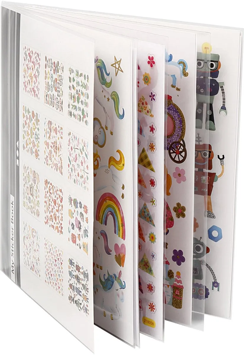 Creativ Company Stickerboek Hele Jaar - 12 Vel Multicolor
