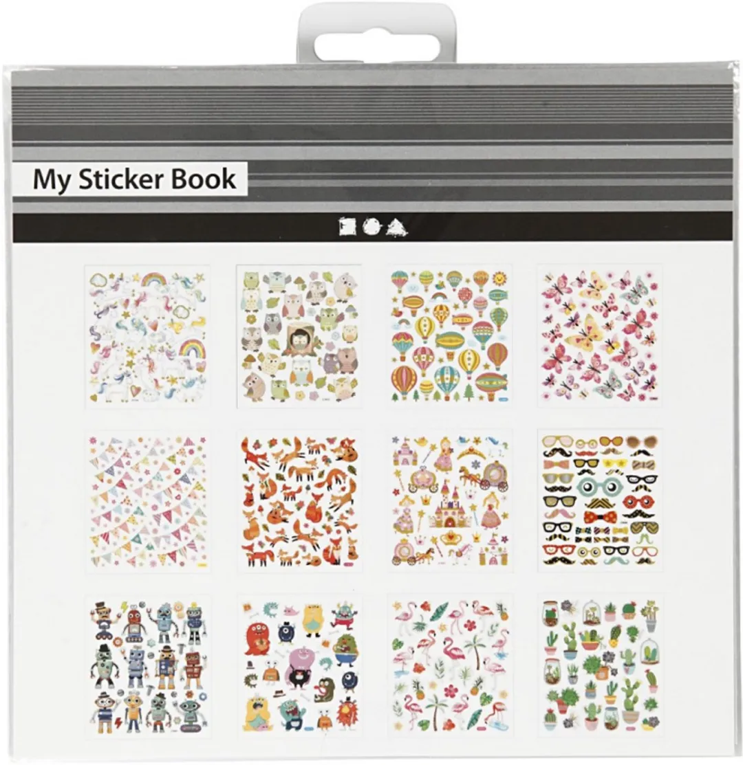 Creativ Company Stickerboek Hele Jaar - 12 Vel Multicolor