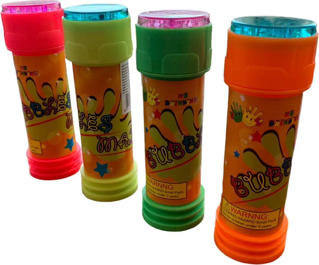 Johntoy Kinder Bellenblaas 50ml - 100 Stuks - Multi