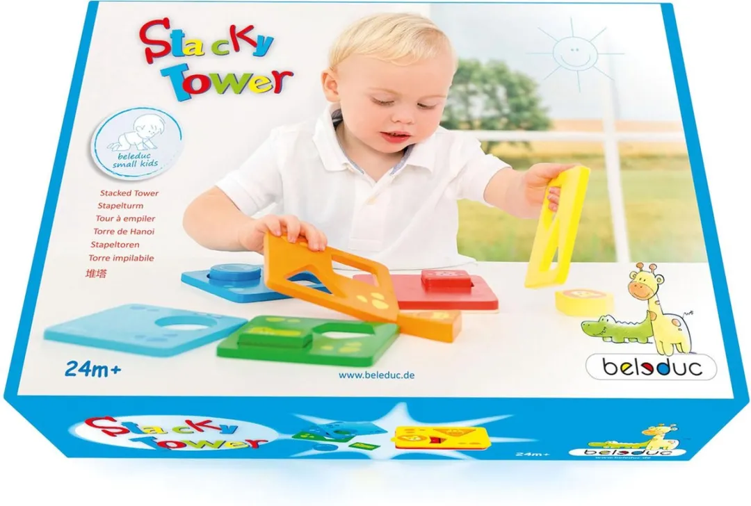 Beleduc Safaridieren Junior Vormenpuzzel 11 Stuks - Multicolor