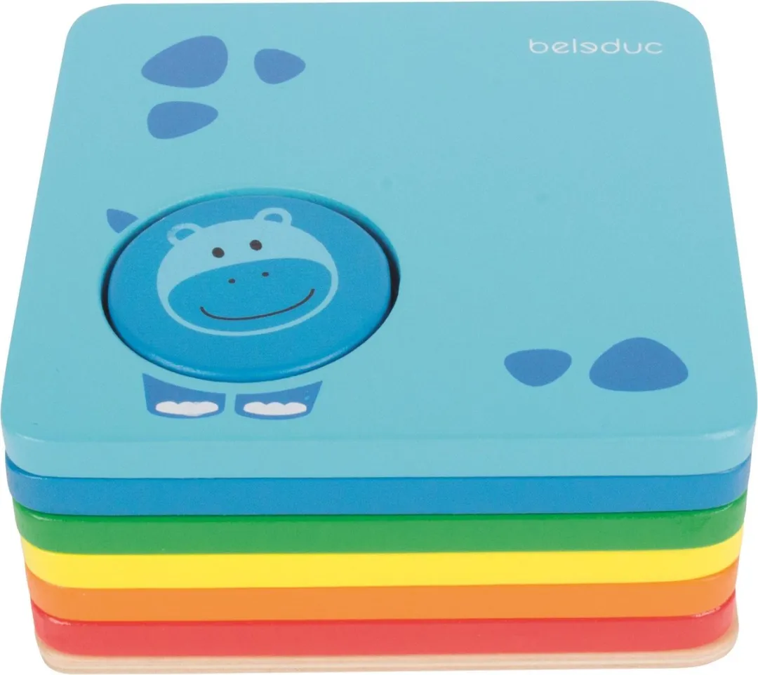 Beleduc Safaridieren Junior Vormenpuzzel 11 Stuks