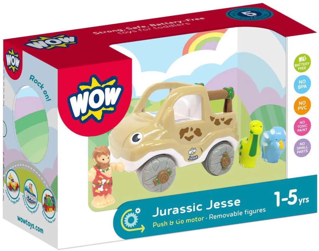 WOW Toys Jurassic Jesse Auto - Multi kleuren