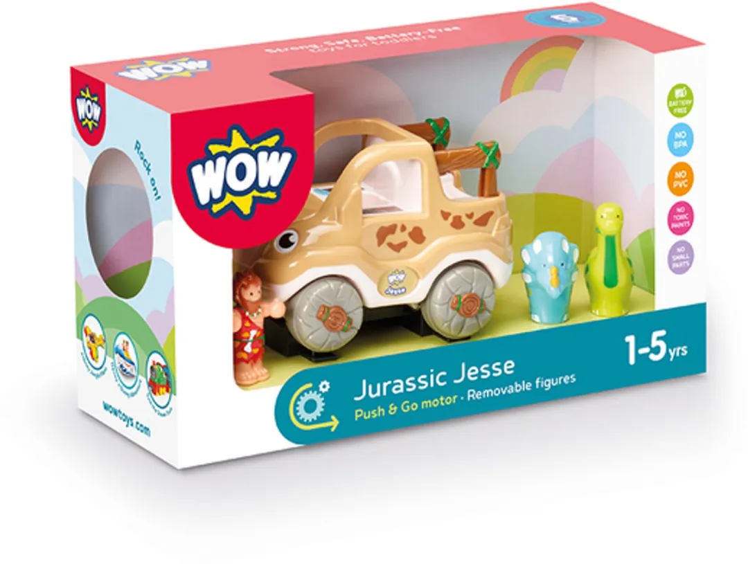 WOW Toys Jurassic Jesse Auto - Multi kleuren