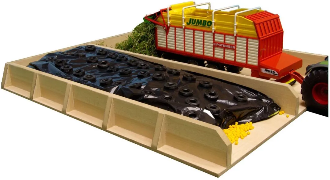 Kids Globe Sleufsilo Hout 1:32 - 610451