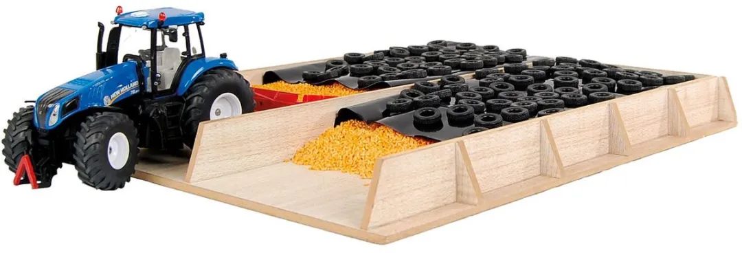 Kids Globe Sleufsilo Hout 1:32