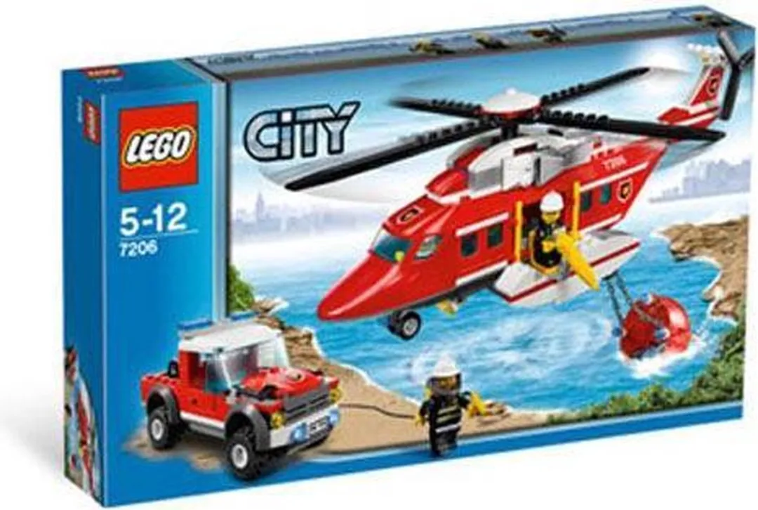 LEGO City Brandweerhelikopter 7206